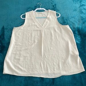 Cotton Bleu tunic tank in size 1X.
